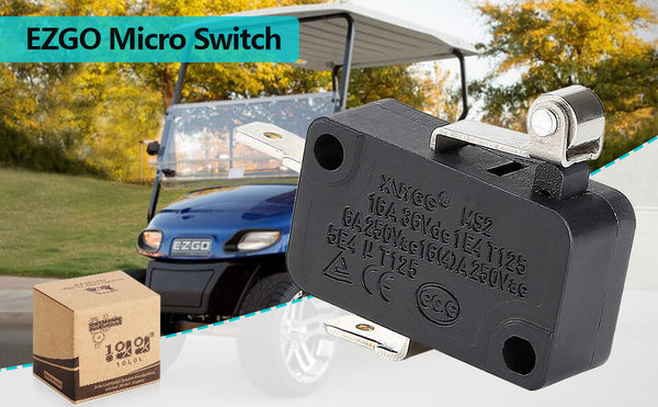 What does a micro switch do on a golf cart?
