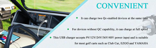 Golf Cart USB Ports: Convenient Charging Solutions for Your Electronics - 10L0L