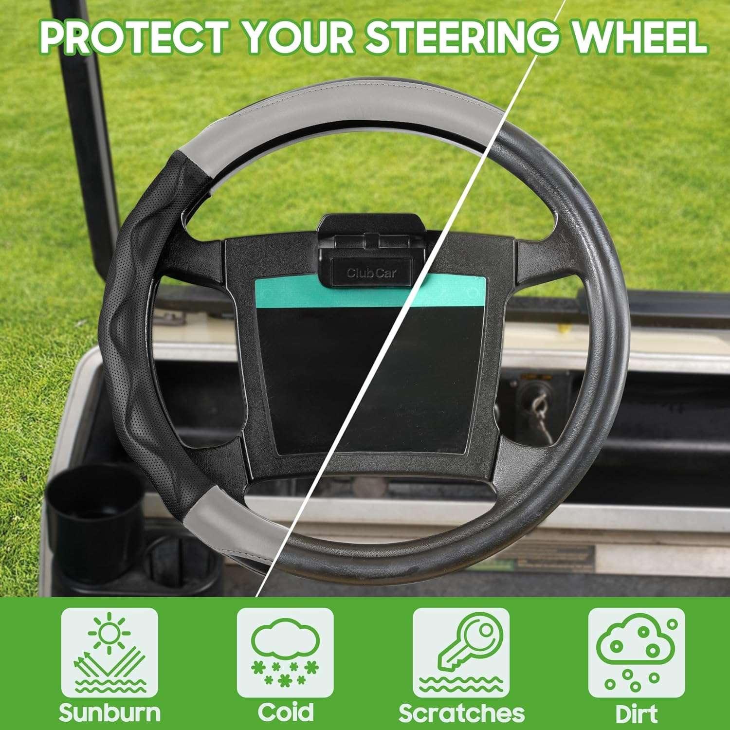 14 Inch golf cart steering wheel covers