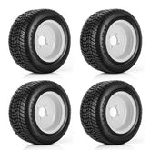10L0L Golf Cart Tires - 4 Ply Street Tire with Rim