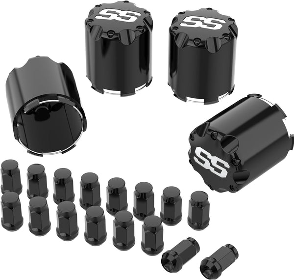 Golf Cart Center Caps and Lug Nuts for Most EZGO Club Car