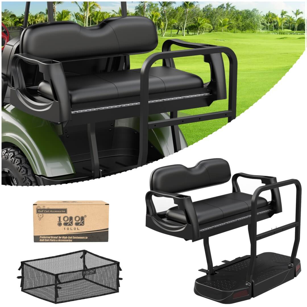 All Plastic Golf Cart Rear Seat Kit Assembly for Yamaha G29 Drive