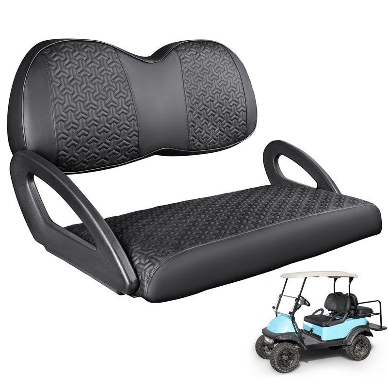 Front seat square pattern golf cart seat cover