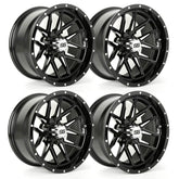 14" Golf Cart Aluminum Wheels - Upgrade Set of 4