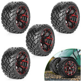 10L0L 12"/14" Golf Cart Wheels & Tires Set All Terrain/Street Tires