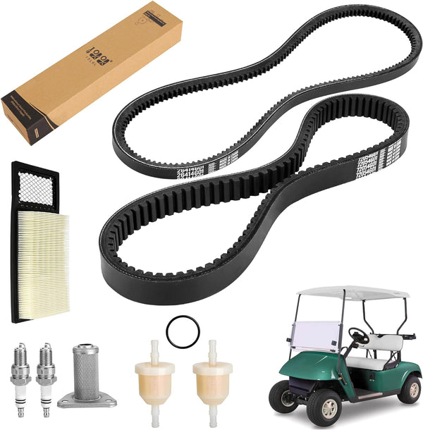 Golf Cart Tune Up Kit/Drive Belt/Starter Belt for EZGO TXT Medalist