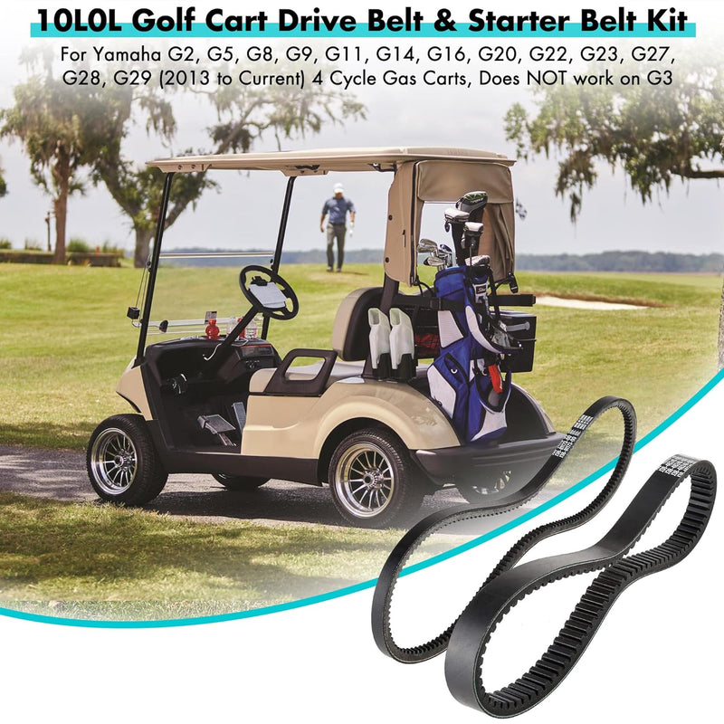 Yamaha Golf Cart Drive Belt & Starter Generator Belt