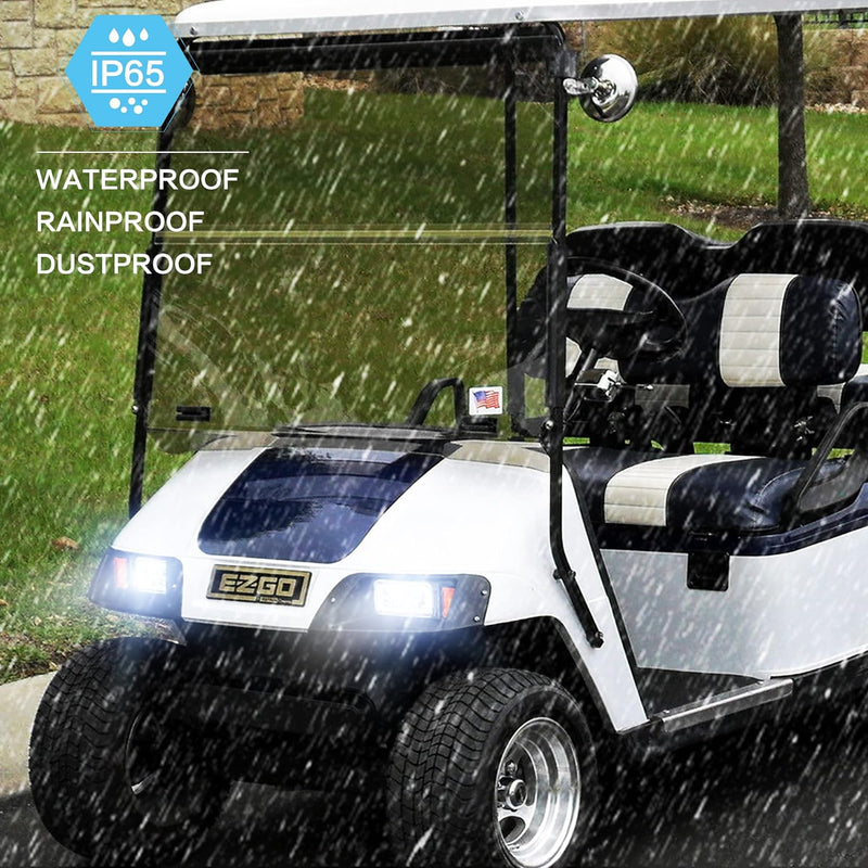 Golf Cart LED Lights for EZGO TXT Headlight - 10L0L