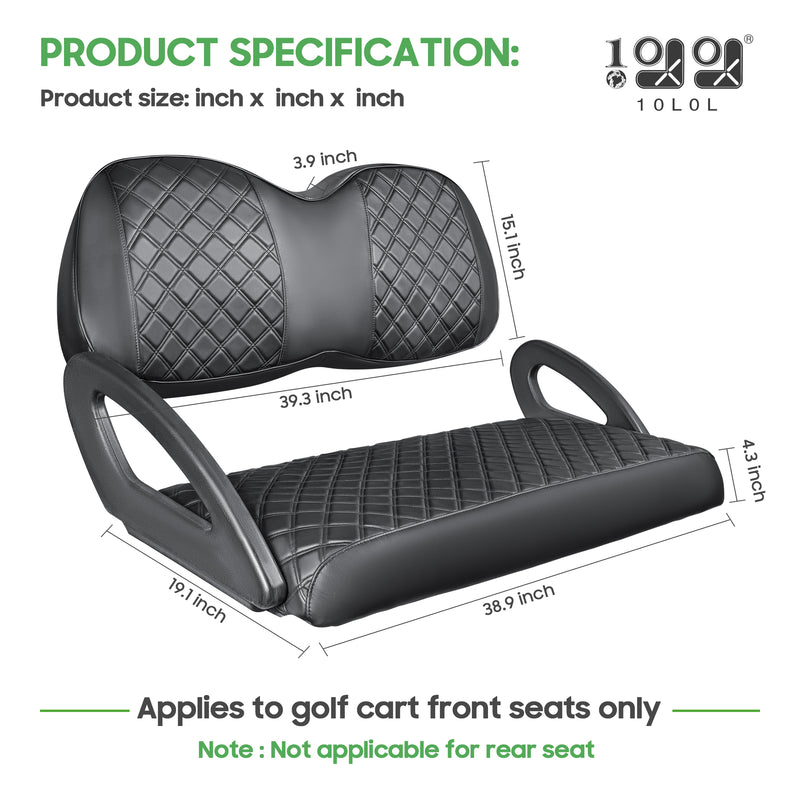 Golf Cart Seat Cover Dimensions