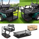 Golf Cart Rear Seat Kit 180° Flip Design