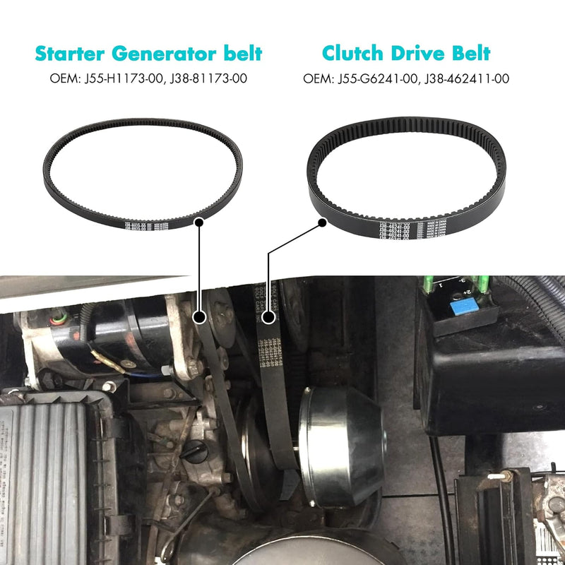 Golf Cart Drive Belt & Starter Generator Belt