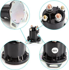 4 terminal solenoid fits on 48V EZGO RXV electric golf cart
