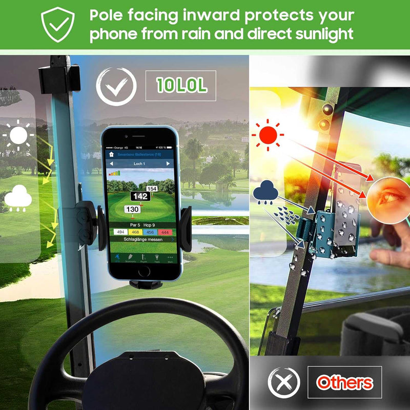 Golf Cart  Phone Holder Mount Universal