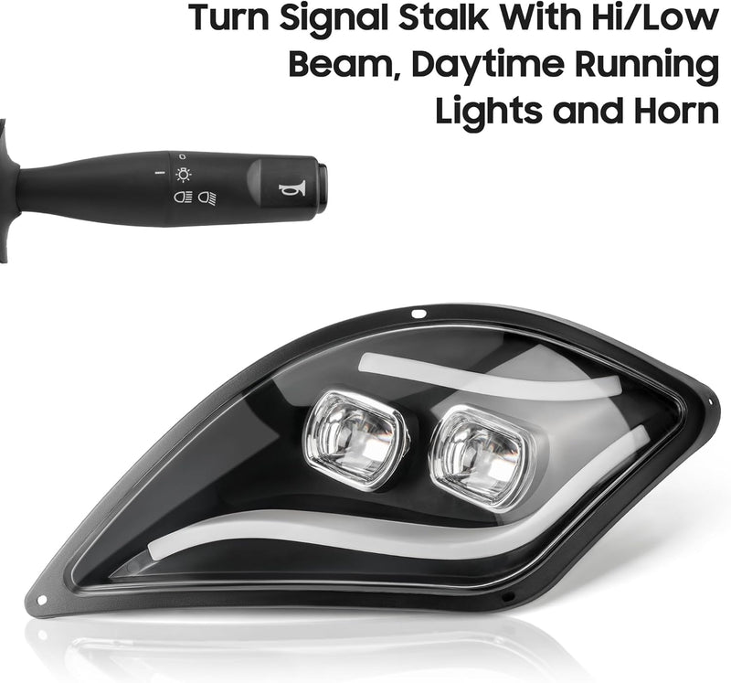 Deluxe Headlight Kit with Turn Signal Brake and Hazard Light