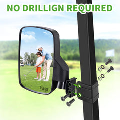 No Drilling Extra Large Side View Mirror