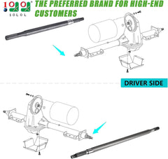10L0L Golf Cart Rear Splined Axle Shaft Kit