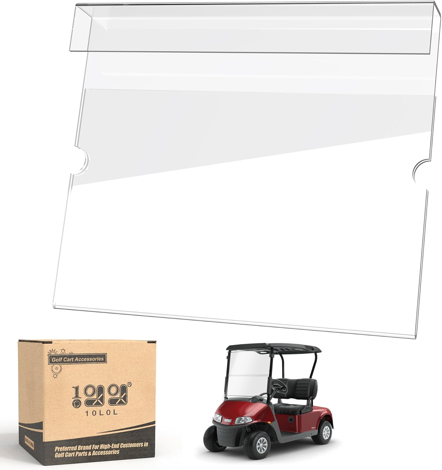 10L0L Golf Cart Message Holder Kit for EZGO RXV (2008-Up)