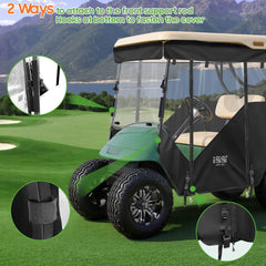 Track Style Golf Cart Enclosures for EZGO TXT