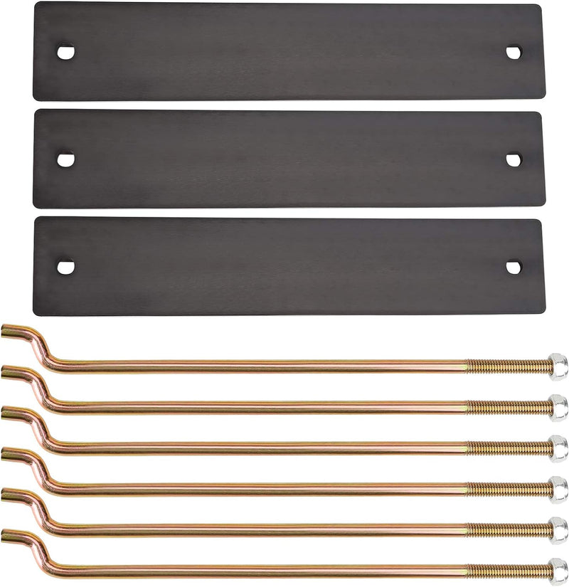 Club Car Golf Cart Battery Hold Down Plate and Rod kit