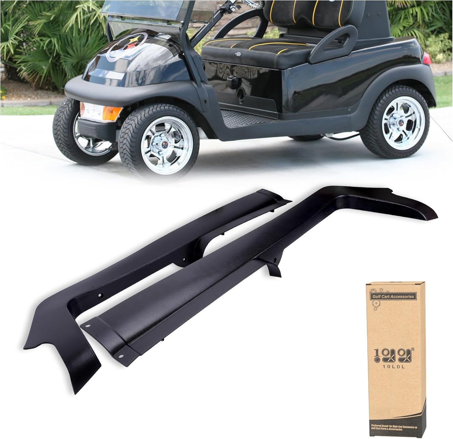 Golf Cart Floormat Retainer Side Panel Kit for Club Car Precedent/Tempo/Onward