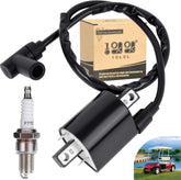 Golf Cart Ignition Coil & Spark Plug Compatible with Yamaha G2 G5 G8 G9 G11 G14
