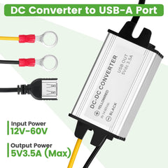 DC Converter to USB-A Port