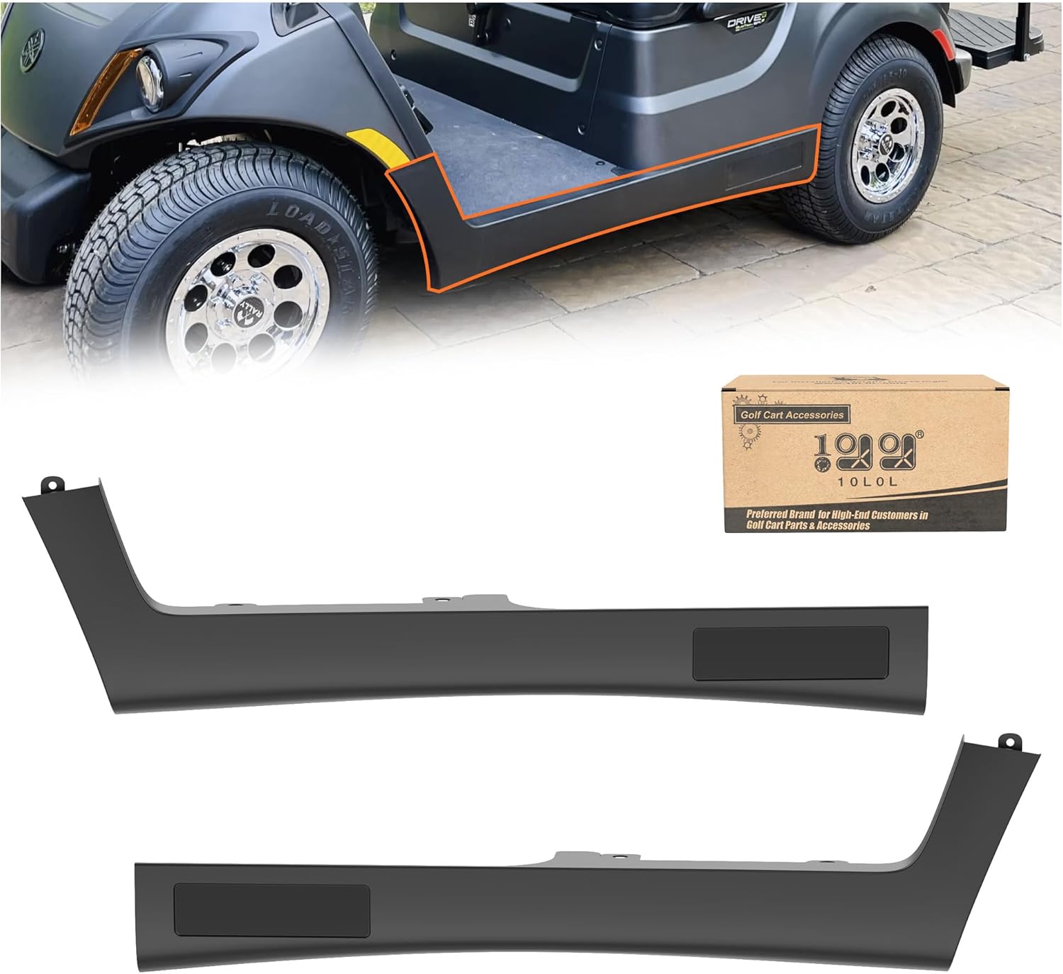 Golf Cart Rocker Panels for Yamaha Drive 2