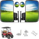 10L0L Golf Cart Side Mirrors with Blind Spot Mirrors