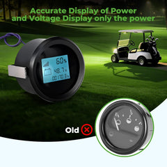 10L0L Golf Cart Battery Monitor Meter for EZGO RXV