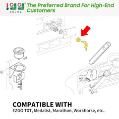 10L0L Ignition Switch for EZGO Golf Carts
