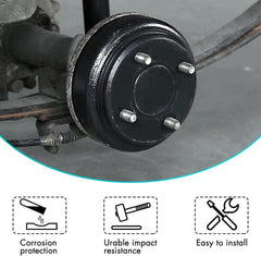 10L0L Golf Cart Rear Brake Drums for Club Car DS Precedent