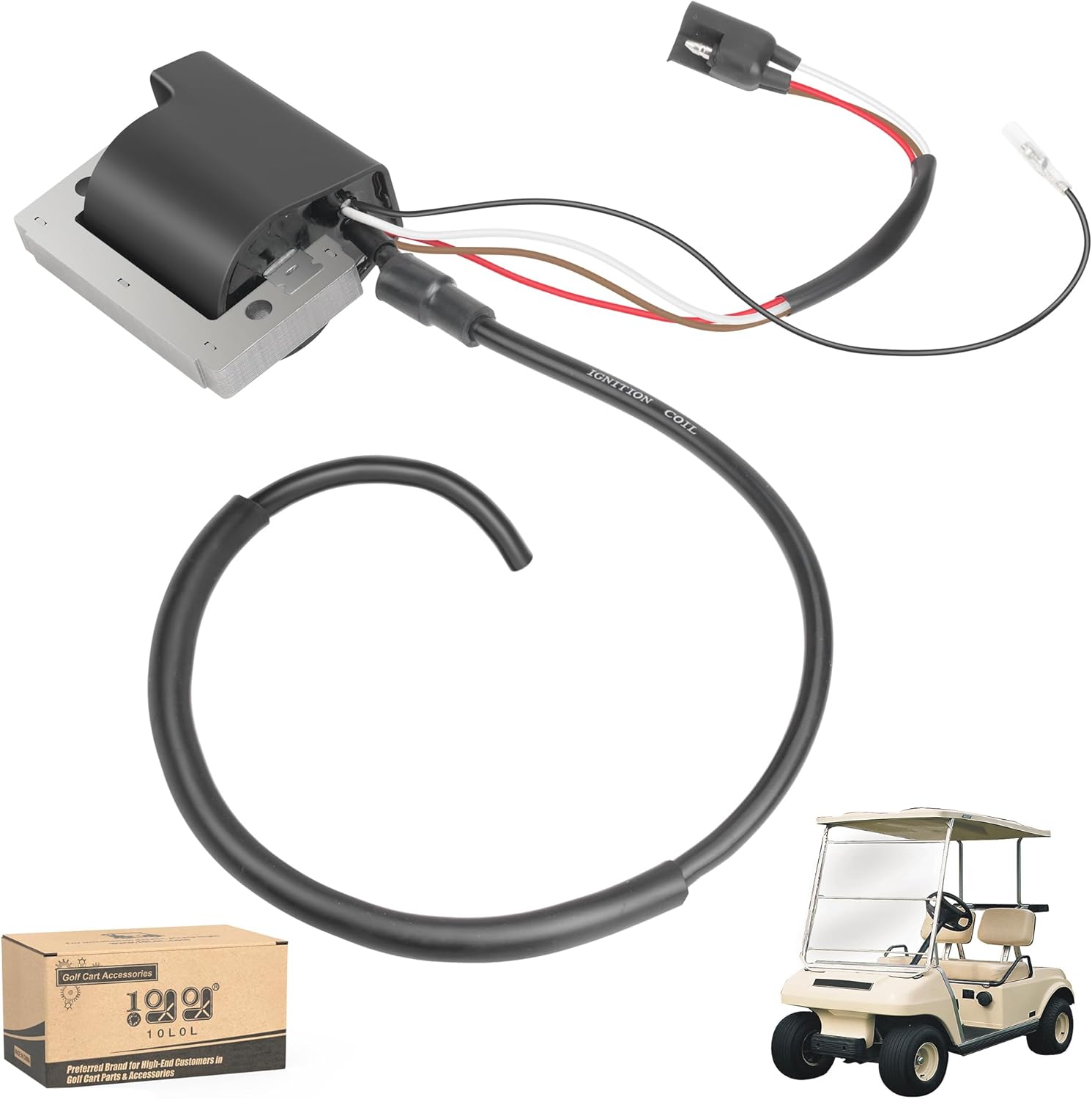 10L0L Golf Cart 341cc Ignition Coil Replacement