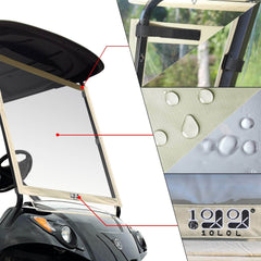 Foldable PVC Vinyl Golf Cart Windshield for Yamaha G29