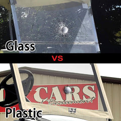 Yamaha G29 Foldable Windshield - Roll-Up Vinyl Design (2007-2016)