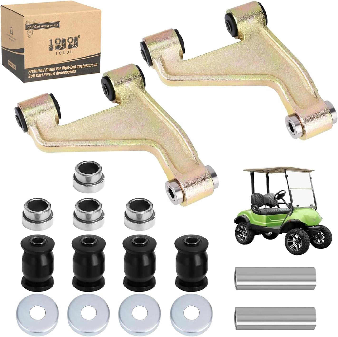 Golf Cart Front Lower Control Arm with Bushing Kit