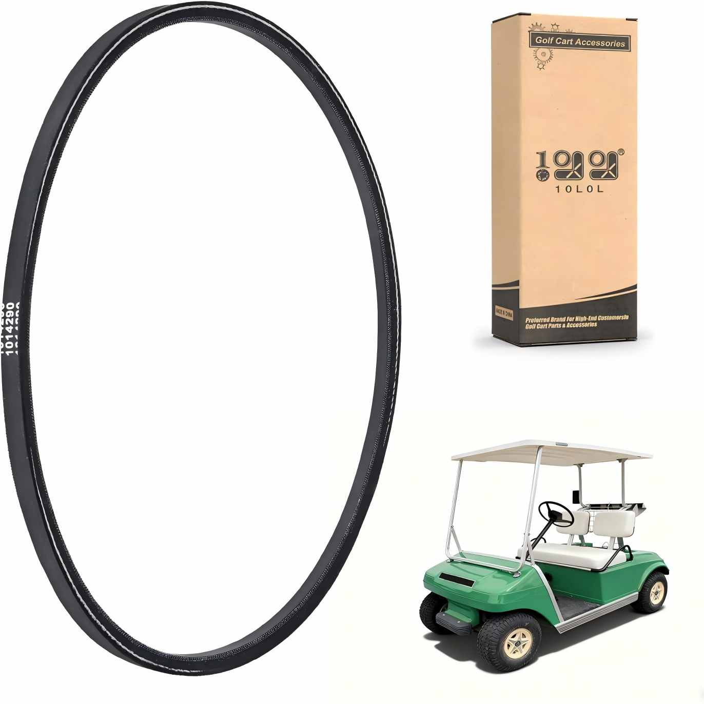 10L0L Golf Cart Starter Generator Belt
