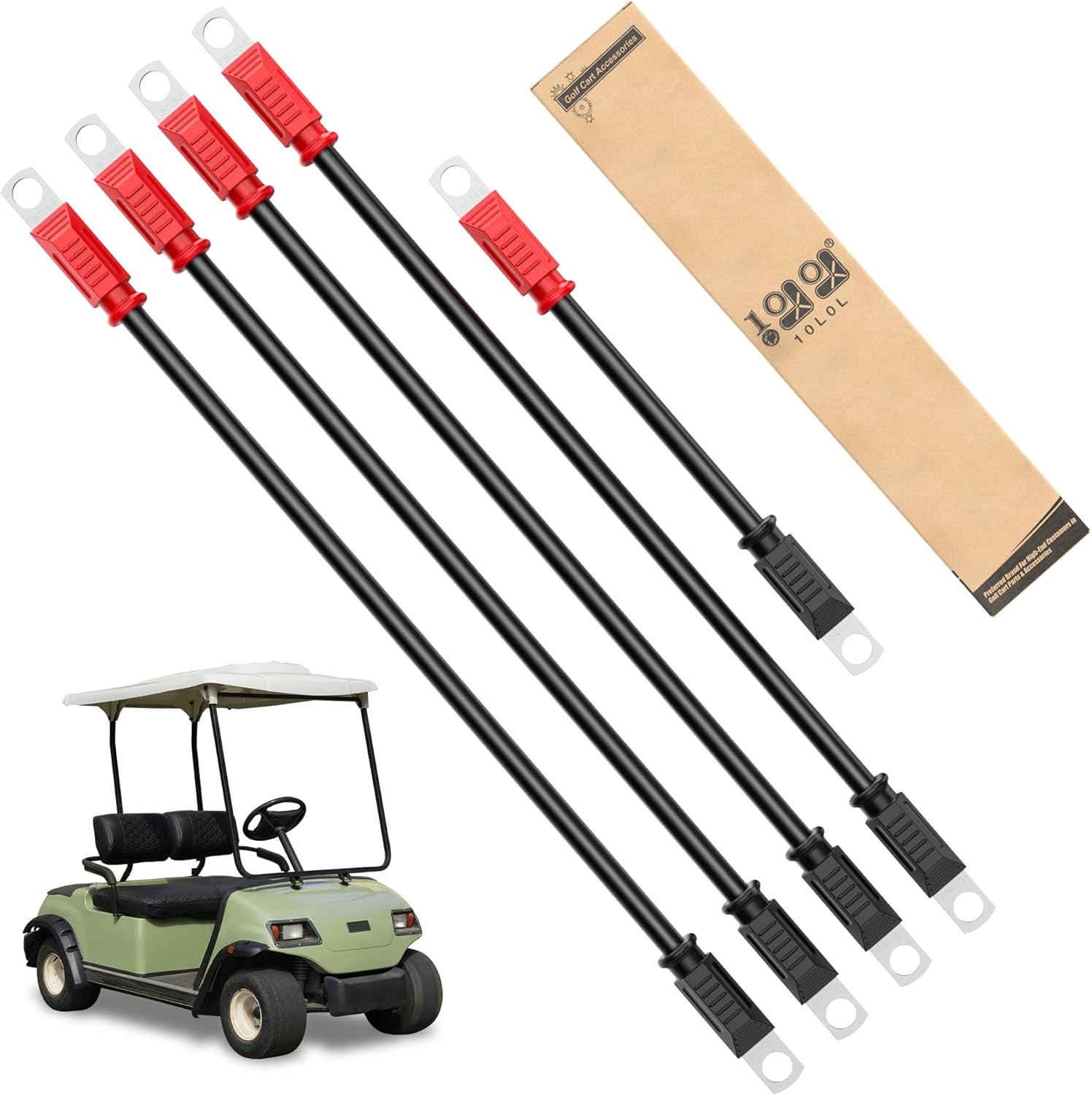 10L0L Golf Cart Battery Cable Set