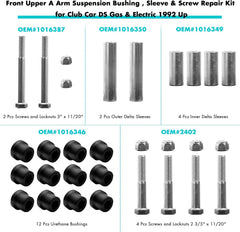10L0L Golf Cart Front Upper A Arm Suspension Bushings
