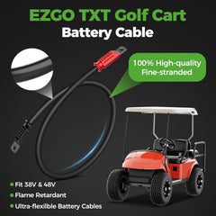 10L0L Premium Golf Cart Battery Cables