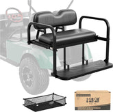Black Golf Cart Rear Seat