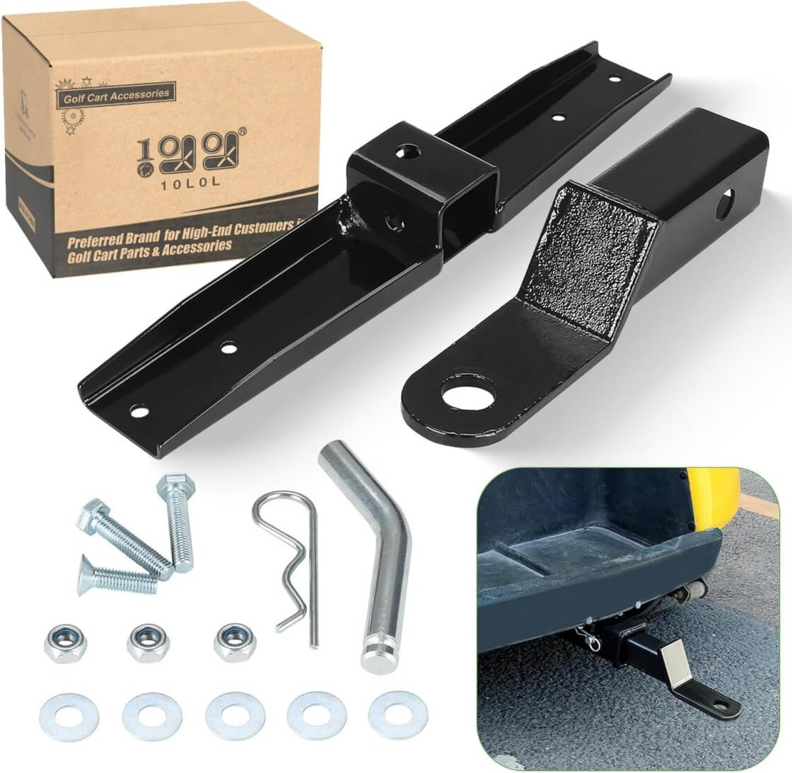 10L0L Golf Cart Trailer Hitch and Receiver