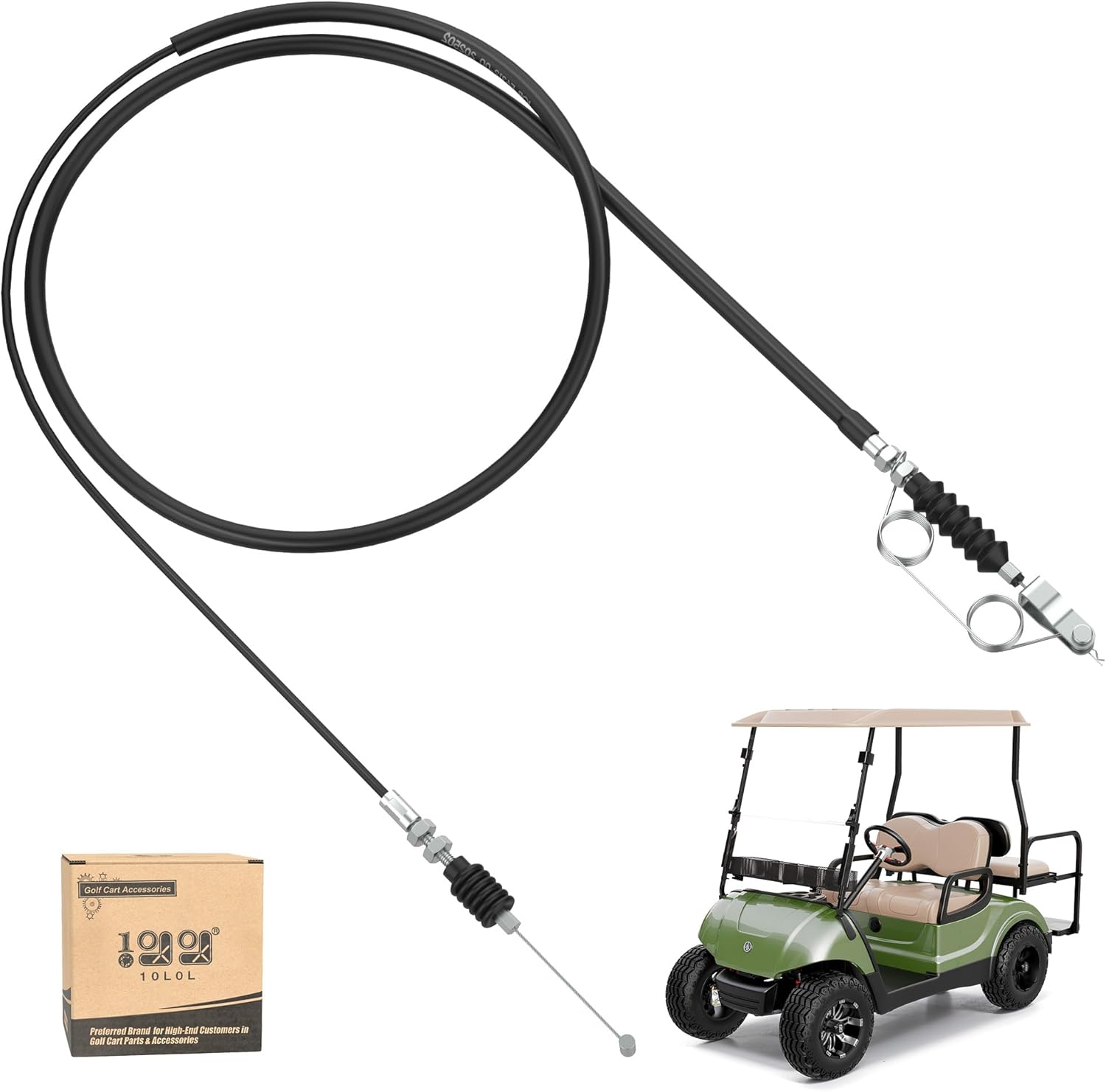10L0L Golf Cart Accelerator Throttle Cable for Yamaha Drive 2 (2017-Up)