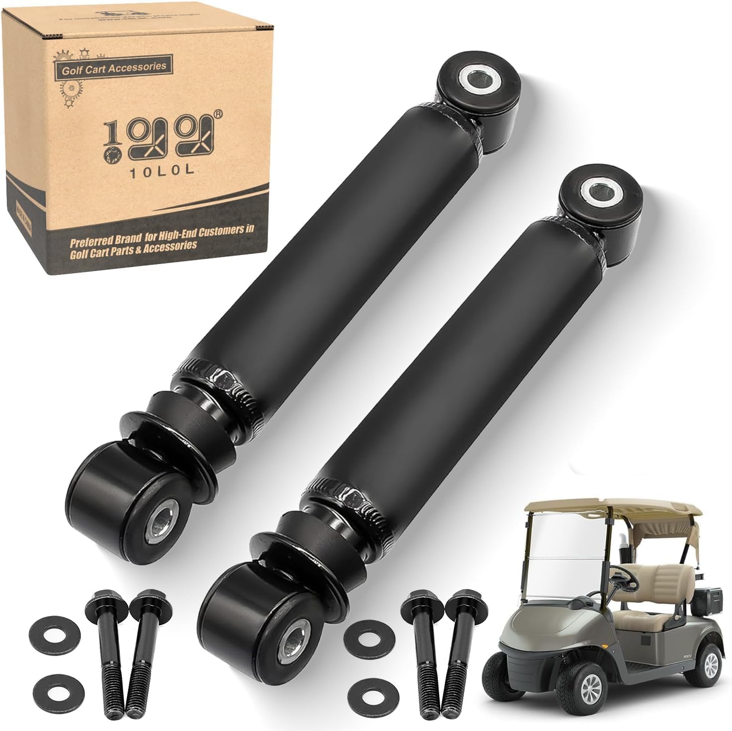 10L0L Golf Cart Rear Shock Absorbers Kit for EZGO RXV