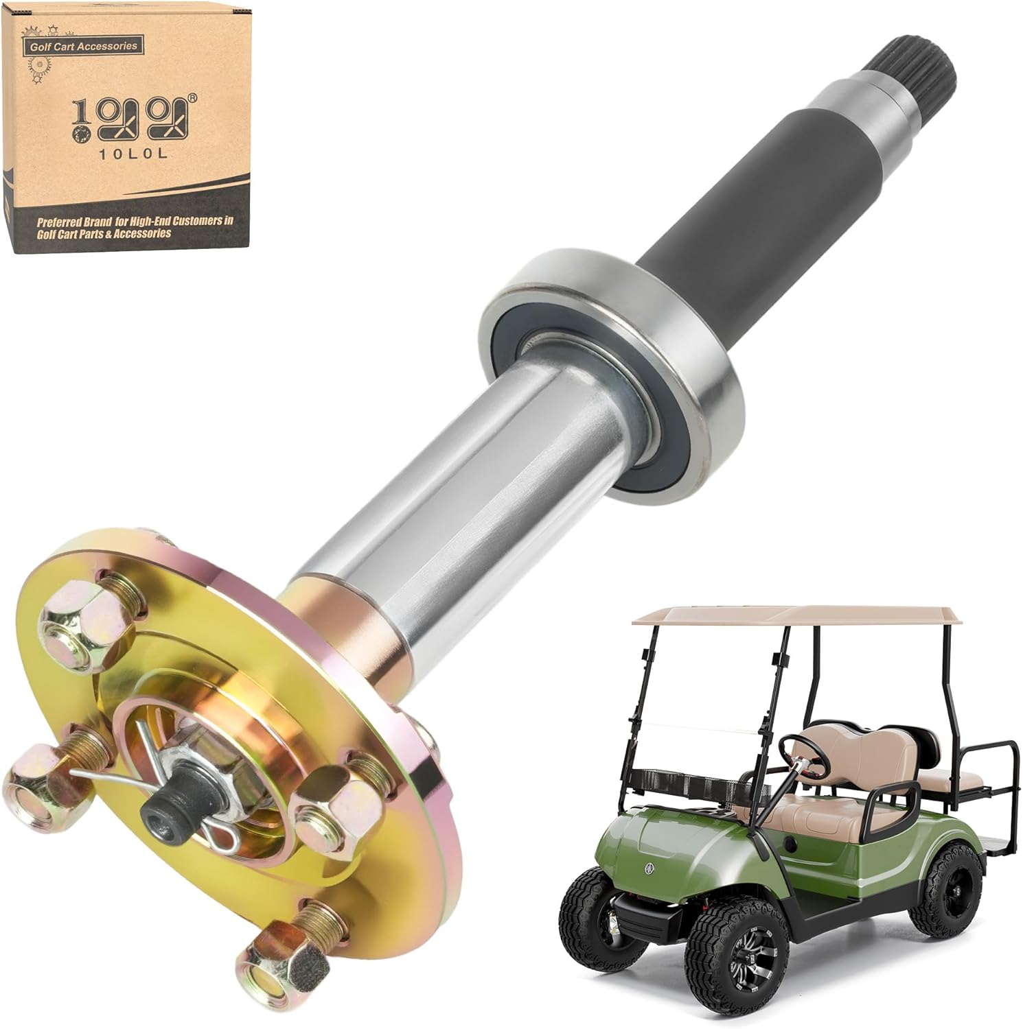10L0L Golf Cart Rear Axle Shaft Assembly