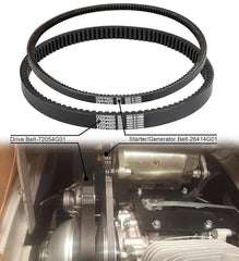 Golf Cart Clutch Drive Belt for EZGO TXT and Medalist 4 Cycle Gas