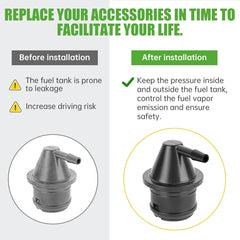 10L0L Golf Cart Fuel Tank Vent Assembly