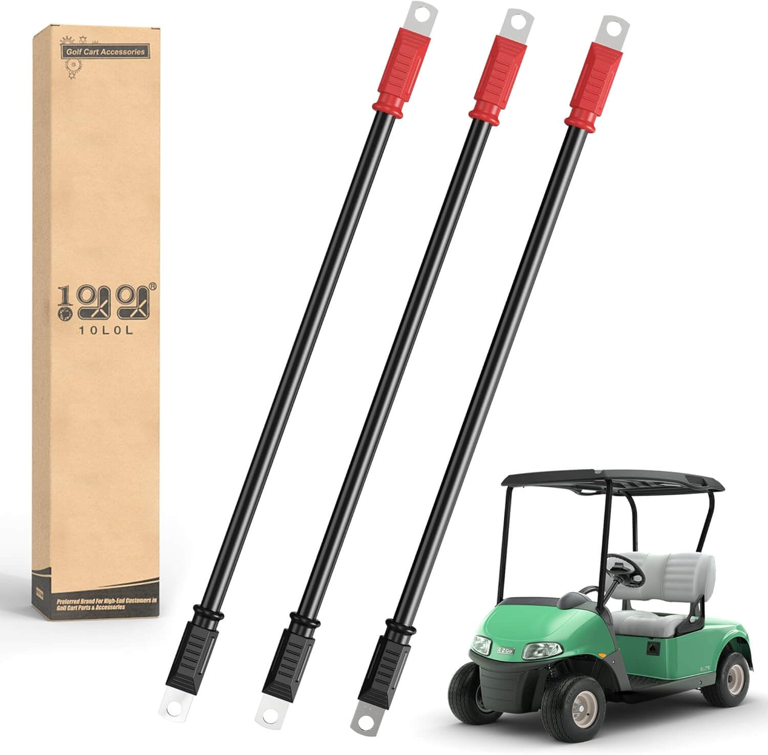 10L0L Golf Cart Battery Cables