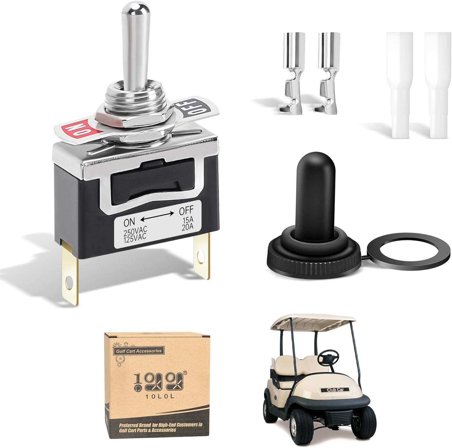 Golf Cart Tow Switch for Club Car Precedent (2004+) Electric Tow/Run Switch