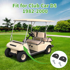 Golf Cart Front Top Strut Mount Pads with Stainless Steel Screws Kit for Club Car DS 1982-2000 Up