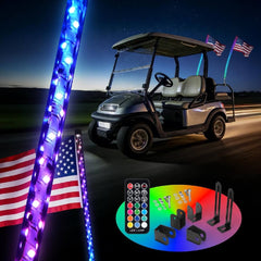 10L0L Golf Cart Whip Lights